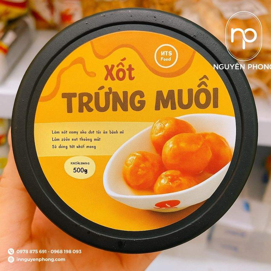 In Tem Dán Trứng Muối Chuyên Nghiệp Cho Sản Phẩm Bánh Ngon Nổi Bật